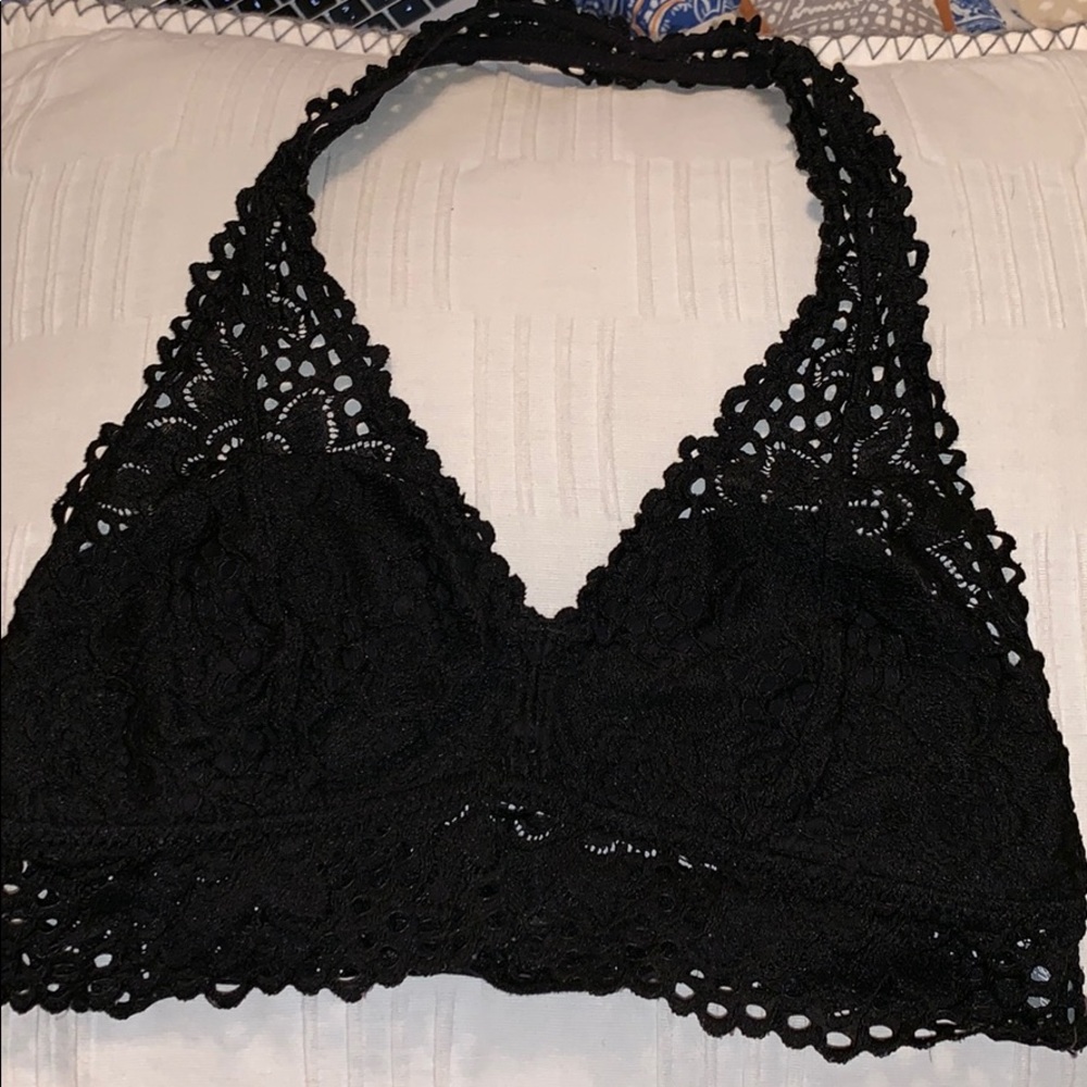 BLACK AERIE BRALETTE
